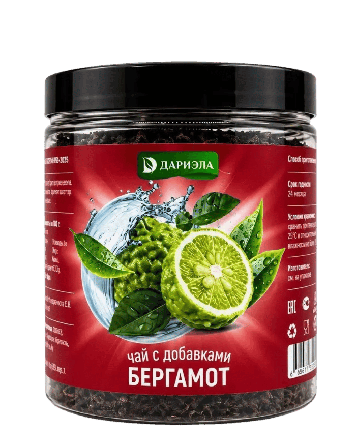 Чай с добавками "Бергамот", 120 г
